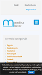 Mobile Screenshot of medinabutor.hu